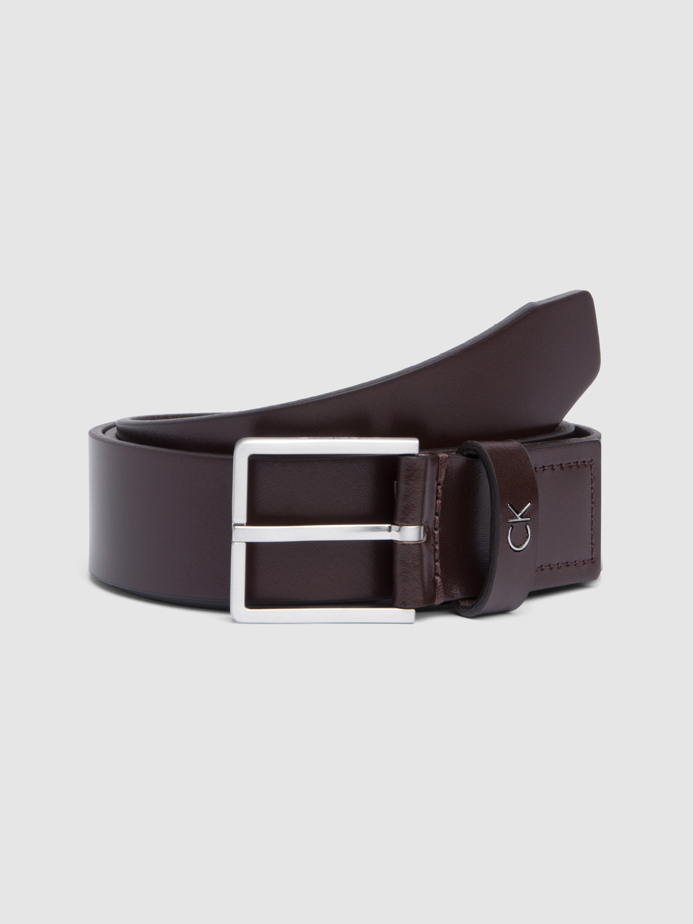 Calvin Klein Mens Formal Belt In Brown