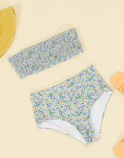 & Other Stories Womens Ditsy Floral Shirred Bikini Top In Multi