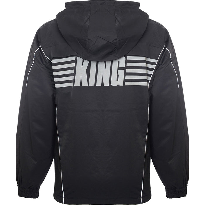 Puma Men's Black King Oversized Logo Jacket