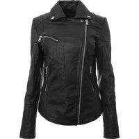 Barney's Originals Womens Tall Clara Real Leather Jacket