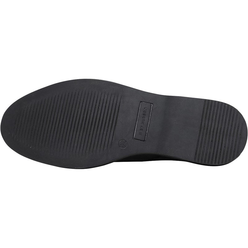 Mens H By Hudson Barnstable Lace Up Shoes In Black Leather