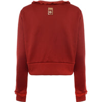 Puma Women's Red Crop Sweatshirt