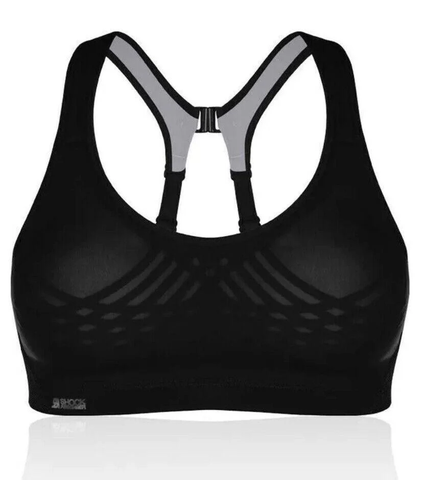 Shock Absorber Womens Ultimate Fly Extreme High Support Sports Bra In Black