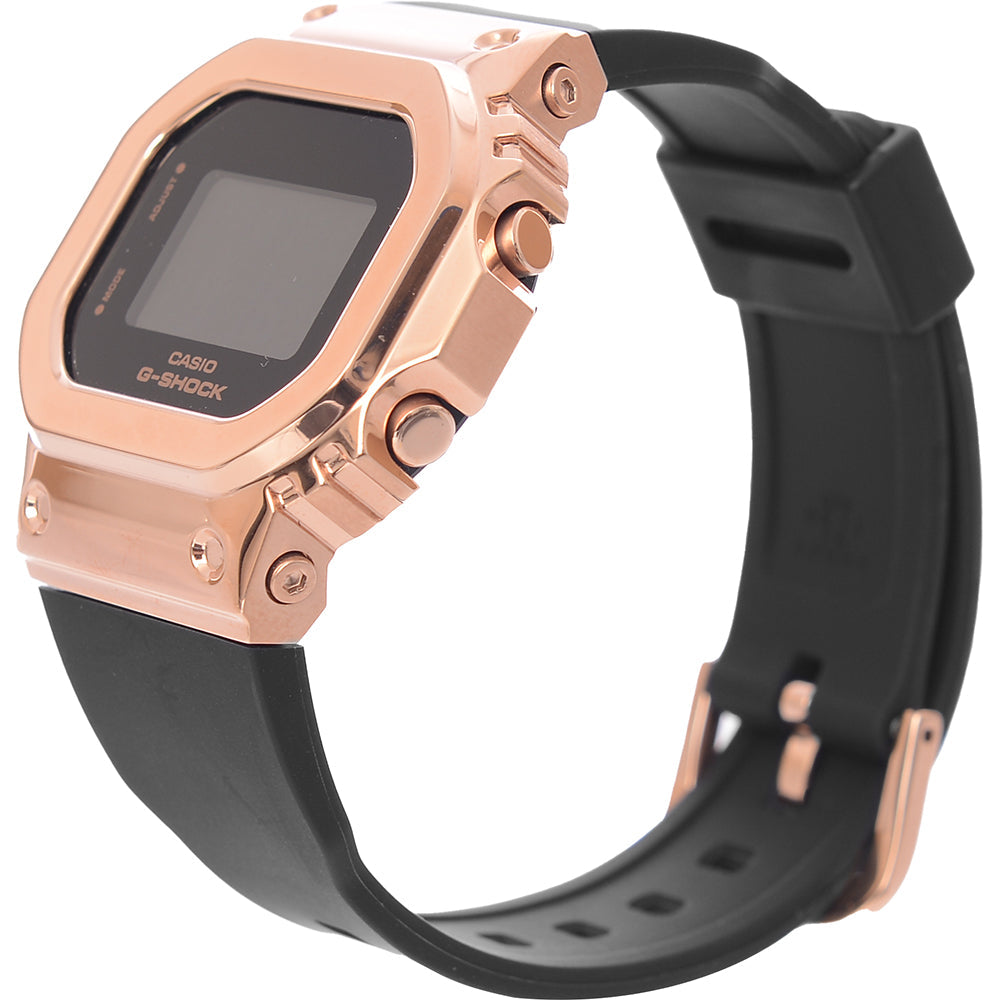 Casio Men&#39;s GM-S5600PG-1ER Digital Watch in Black and Rose Gold