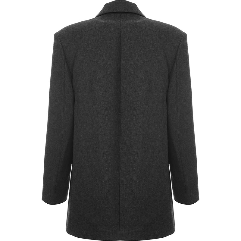 & Other Stories Womens Dark Grey Oversized Blazer