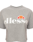 Ellesse Womens Cropped T-Shirt in Grey