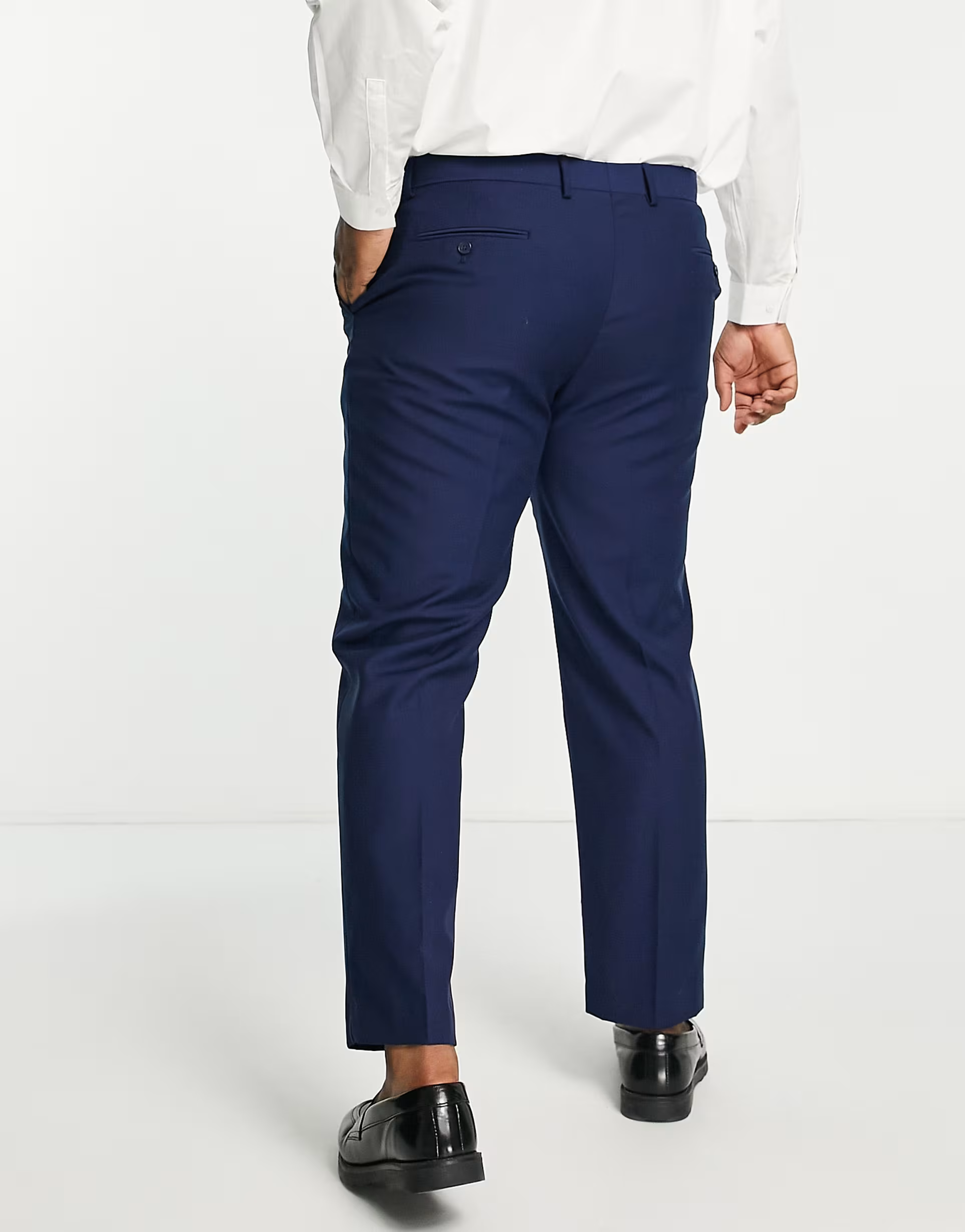 Mens French Connection Plus Slim Fit Plain Suit Trousers