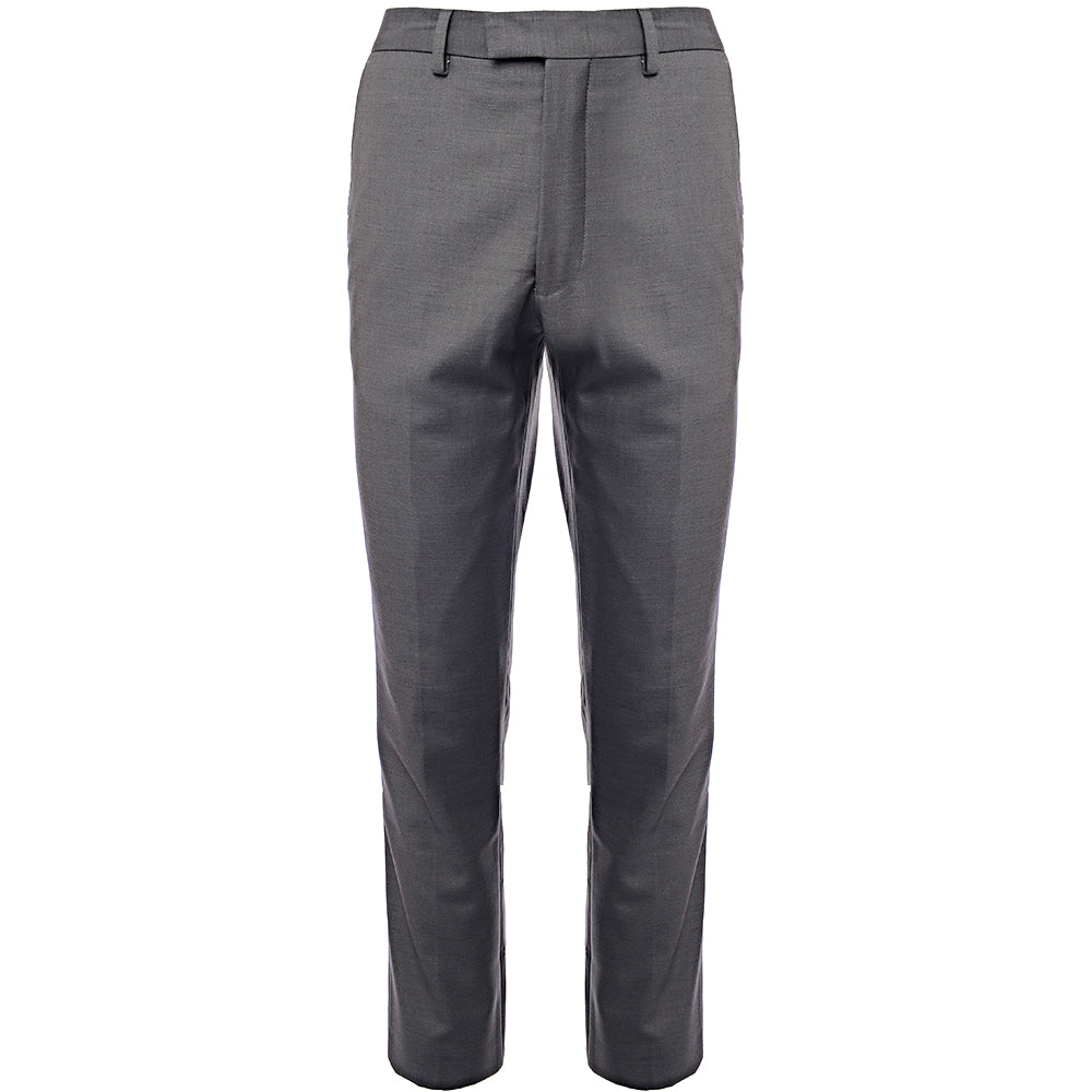 Mens French Connection Tall Slim Fit Plain Suit Trousers in Grey