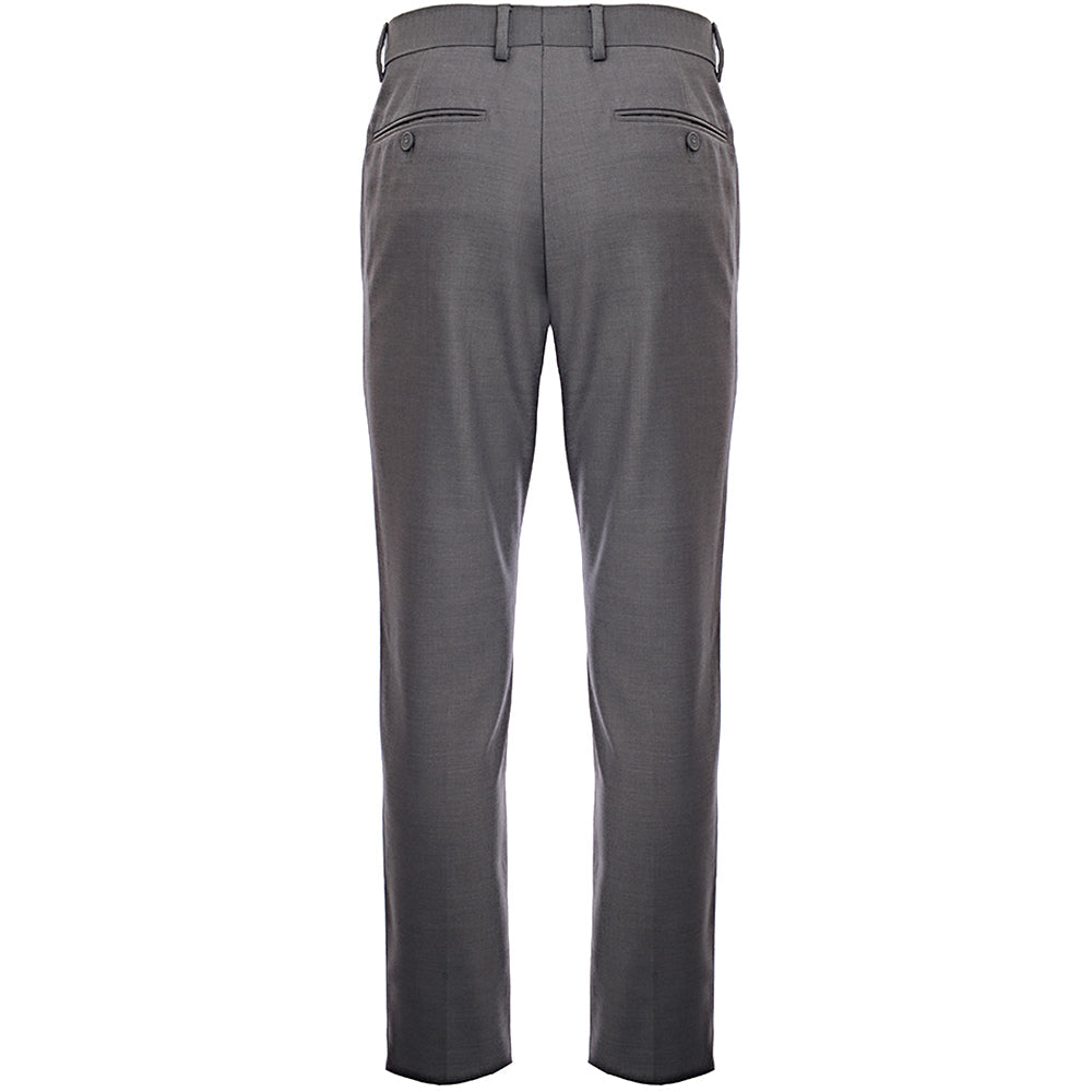 Mens French Connection Tall Slim Fit Plain Suit Trousers in Grey