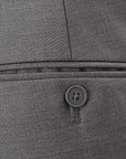 Mens French Connection Tall Slim Fit Plain Suit Trousers in Grey