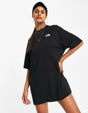 The North Face Womens T-Shirt Dress In Black
