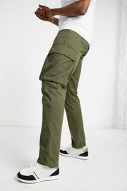 French Connection Mens Tall Utility Cargo Trousers In Green