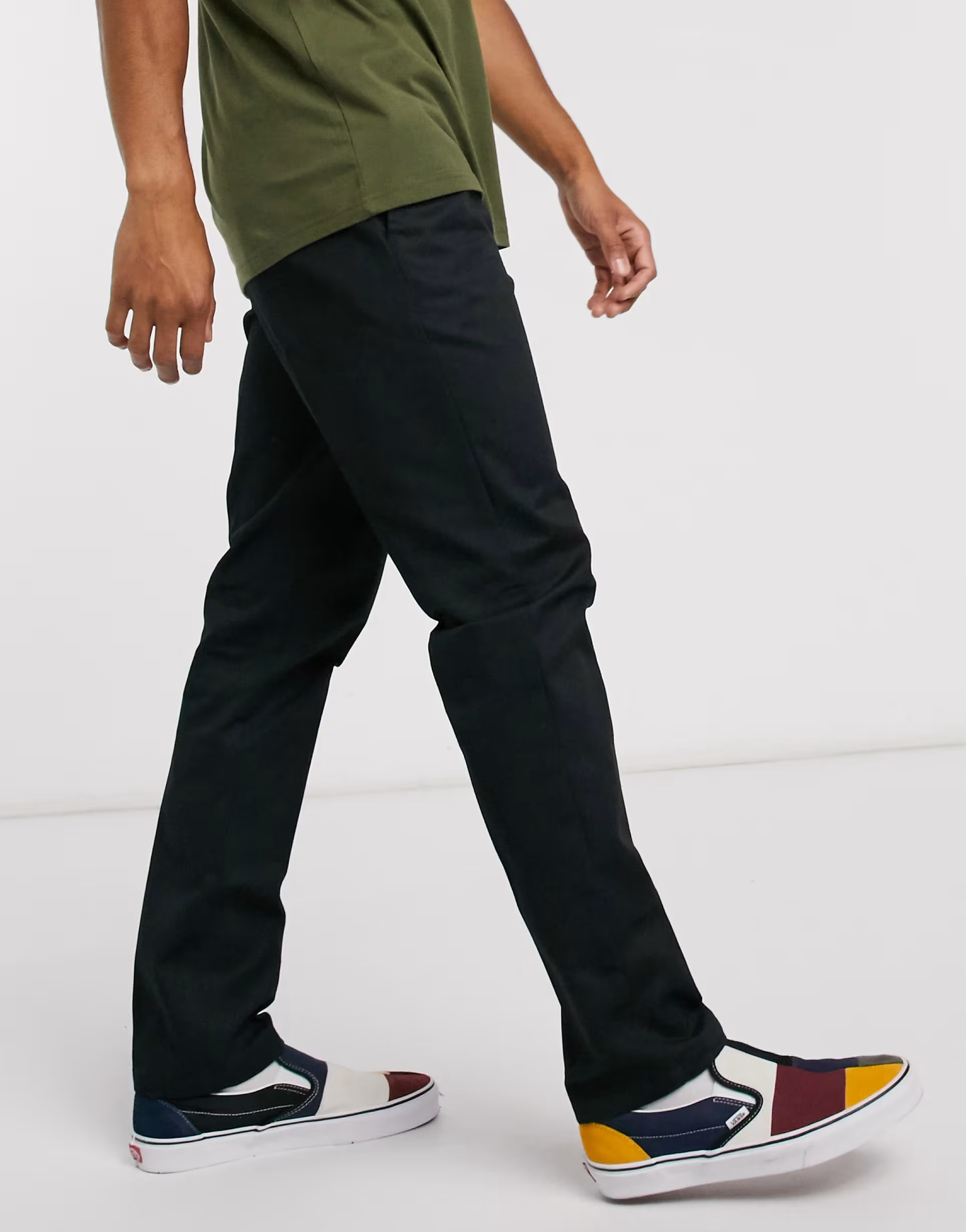 Dickies Mens 872 Slim Fit Work Pant in Black