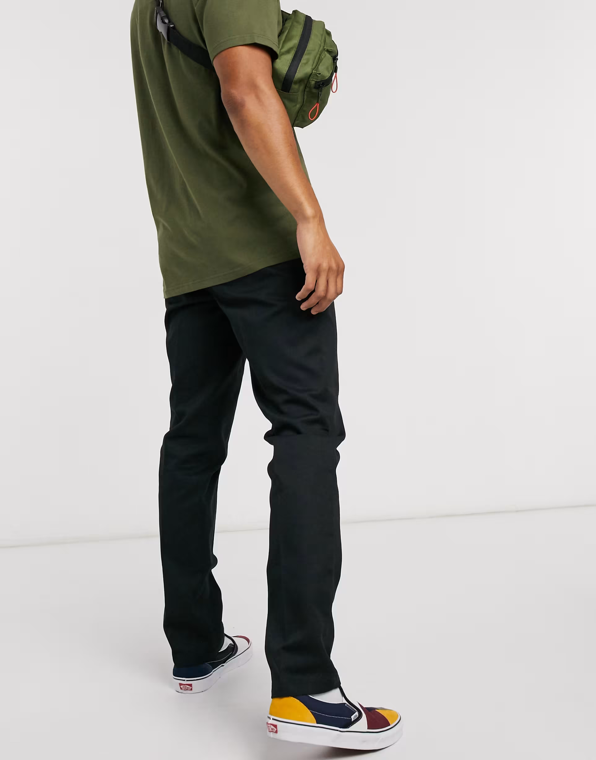 Dickies Mens 872 Slim Fit Work Pant in Black