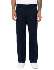 Dickies Mens 873 Slim Straight Fit Work Pant in Dark Navy