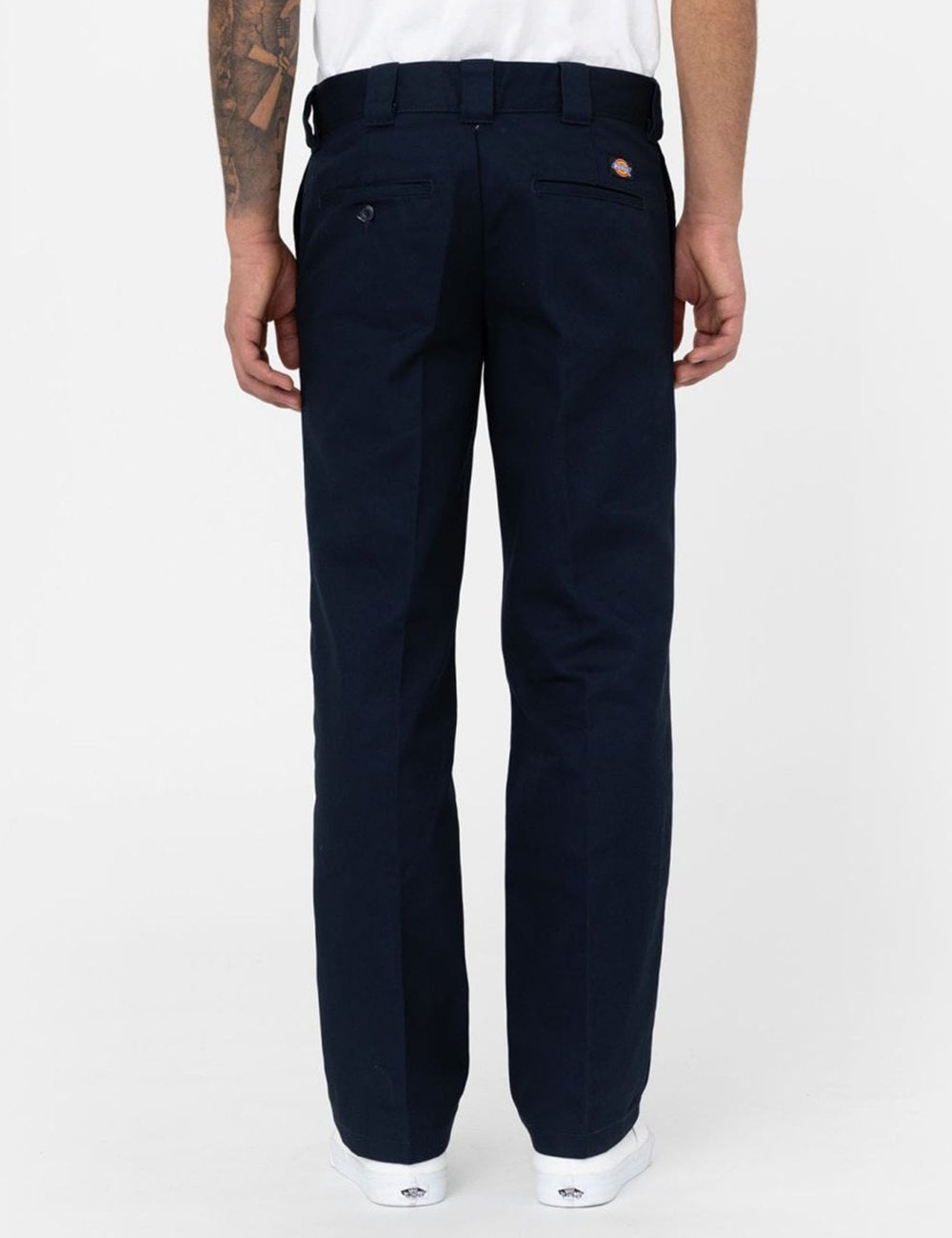 Dickies Mens 873 Slim Straight Fit Work Pant in Dark Navy