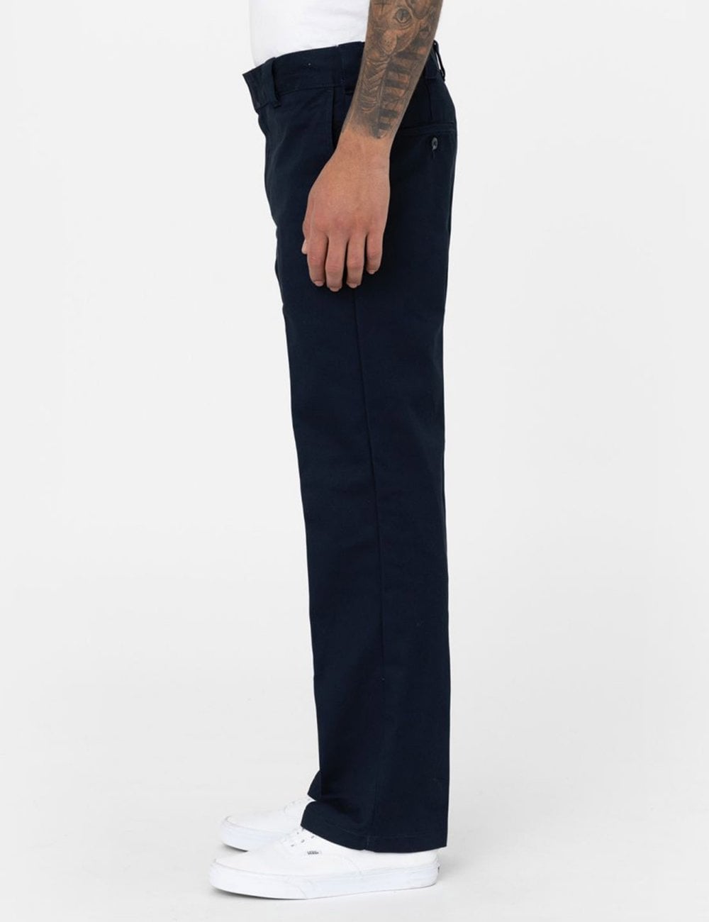 Dickies Mens 873 Slim Straight Fit Work Pant in Dark Navy