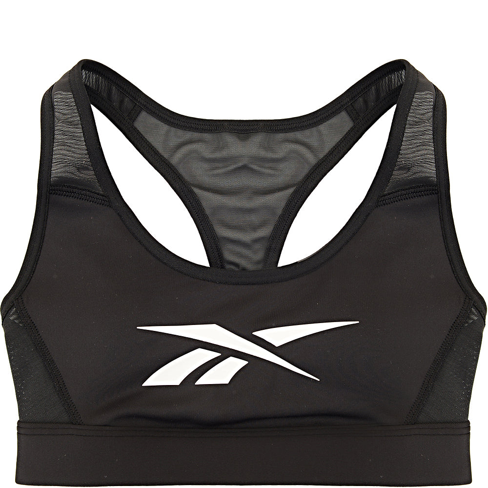 Reebok Womens Training Racer Back Medium Support in Black