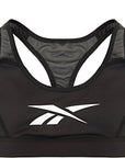 Reebok Womens Training Racer Back Medium Support in Black