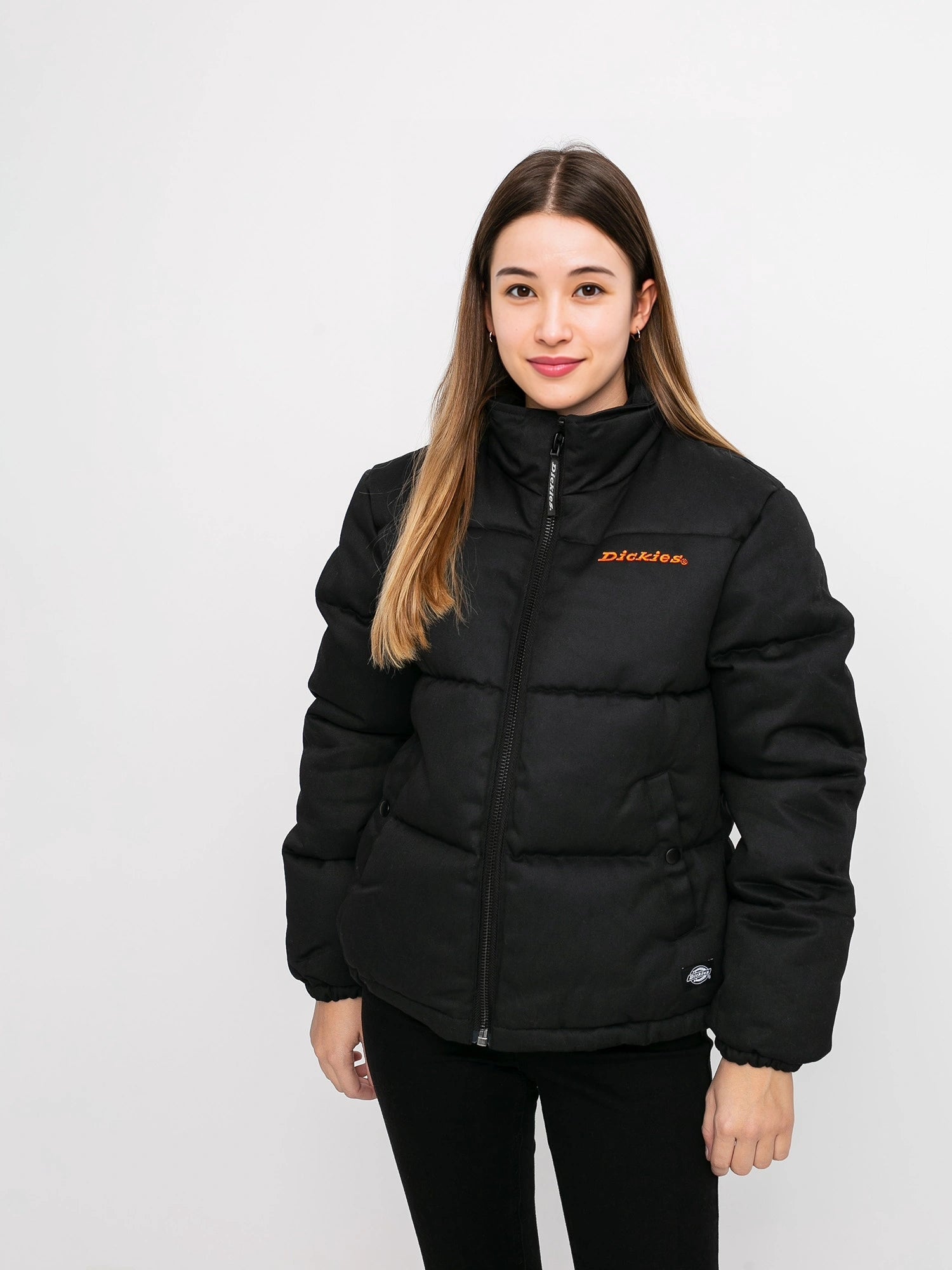 Womens Dickies Rodessa Puffer Jacket In Black