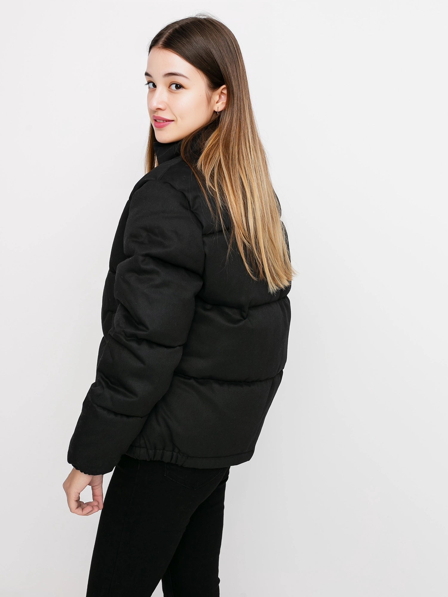 Womens Dickies Rodessa Puffer Jacket In Black