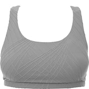 Onzie Womens Mudra Medium Support Yoga Sports Bra in Blue