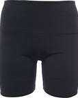 Womens Onzie High Waisted Yoga Legging Shorts in Black