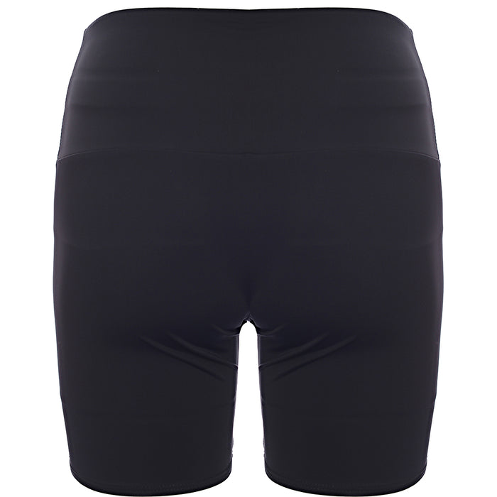 Onzie Womens Black High Waisted Yoga Legging Shorts