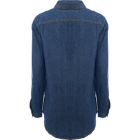 Parisian Womens Blue Oversized Denim Shirt