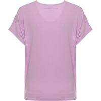 Dkny Womens Twist Front Top In Lilac