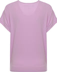 Dkny Womens Twist Front Top In Lilac