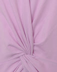 Dkny Womens Twist Front Top In Lilac