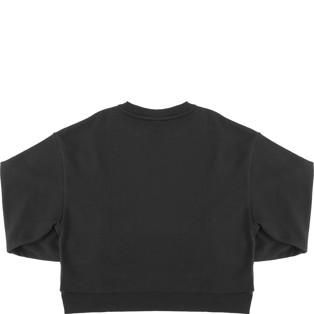 Puma Women's Classics Bell Sleeve Sweatshirt in Black