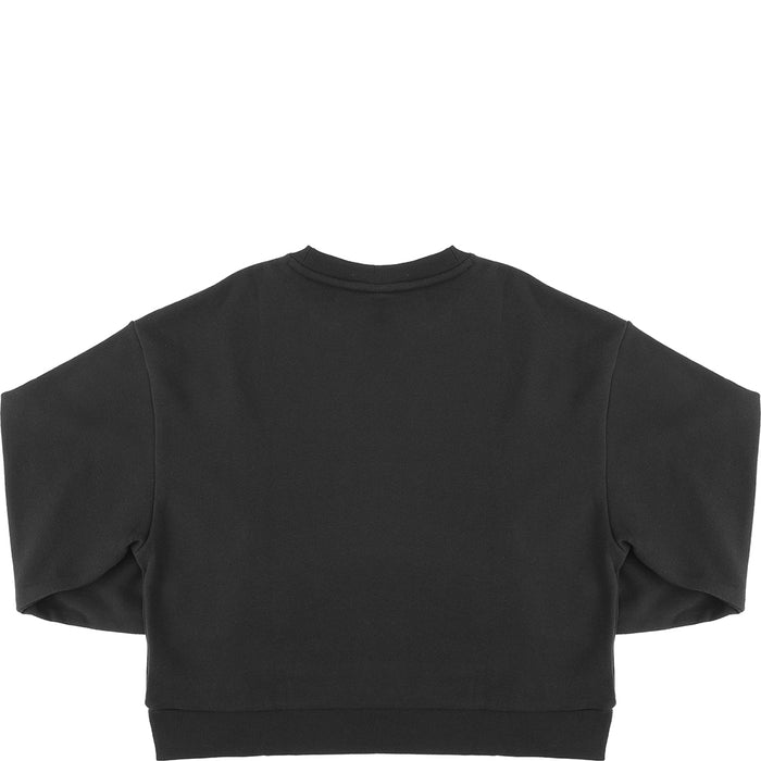 Puma Women's Classics Bell Sleeve Sweatshirt in Black