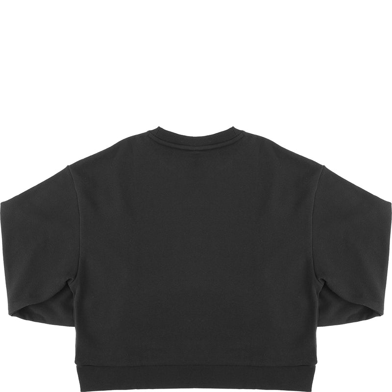 Puma Women's Classics Bell Sleeve Sweatshirt in Black