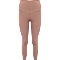 Onzie Women's Beige High Waisted Ribbed Leggings