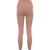 Onzie Womens Beige High Waisted Ribbed Leggings