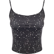 Onzie Womens Bella Light Support Yoga Cami Top in Blue