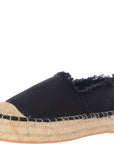 Women's South Beach Black Canvas Espadrilles