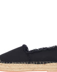 Women's South Beach Black Canvas Espadrilles