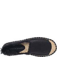 Women's South Beach Black Canvas Espadrilles