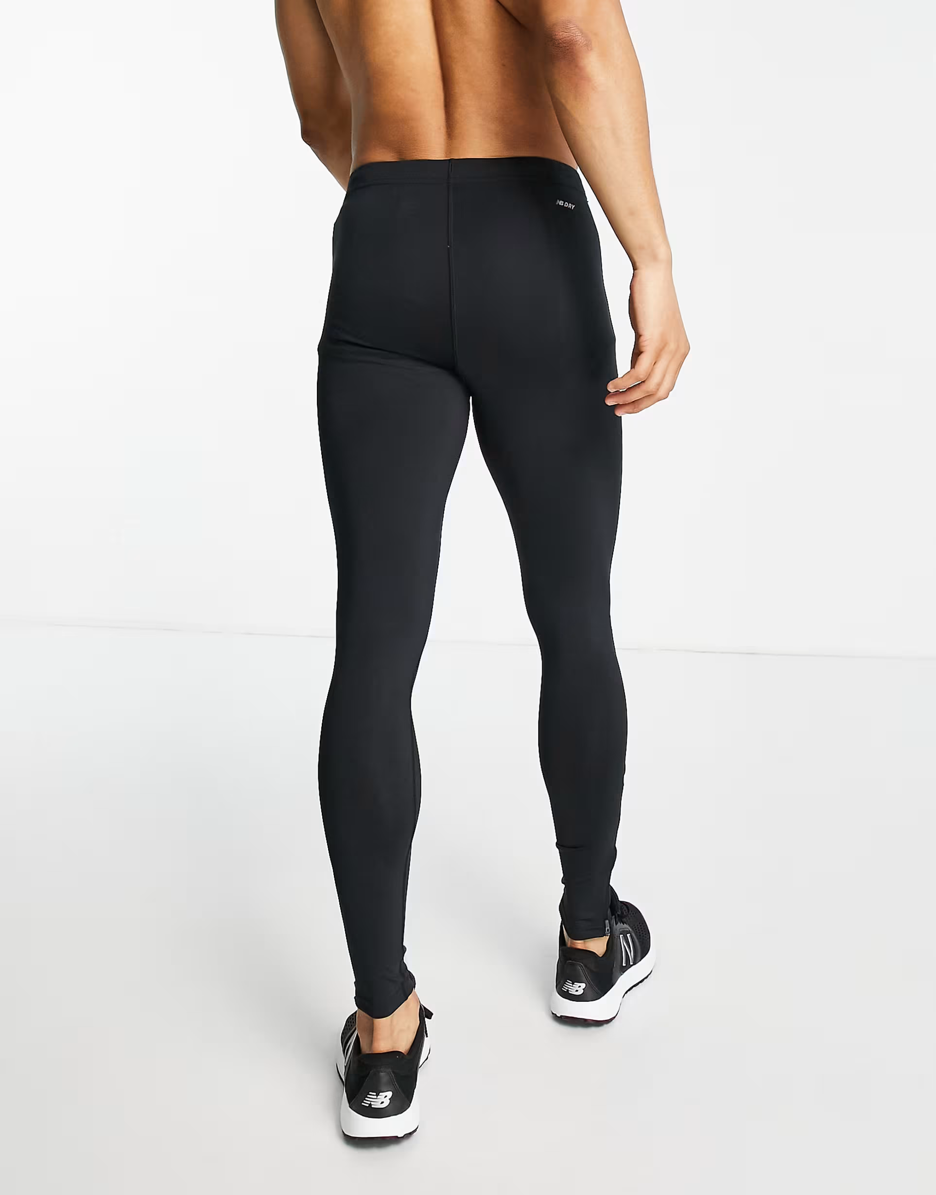 New Balance Mens Running Accelerate Tights in Black