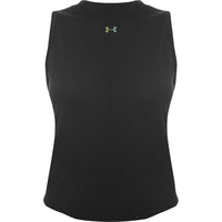 Under Armour Women's Black Training Rush Seamless Crop Top