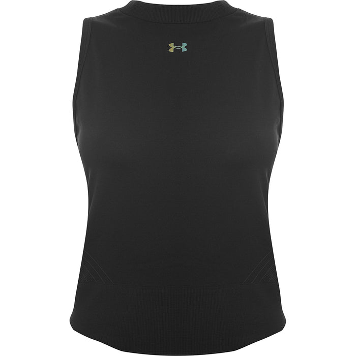 Under Armour Women's Black Training Rush Seamless Crop Top