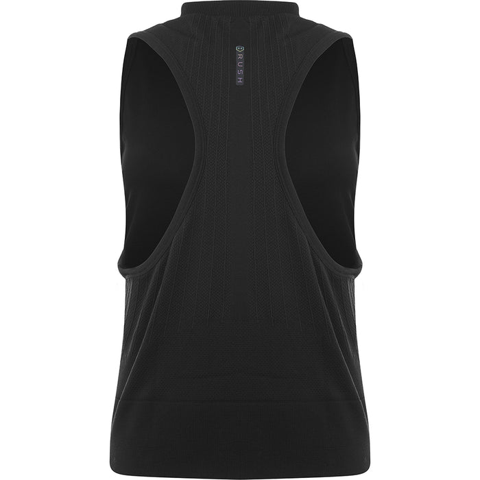 Under Armour Women's Black Training Rush Seamless Crop Top