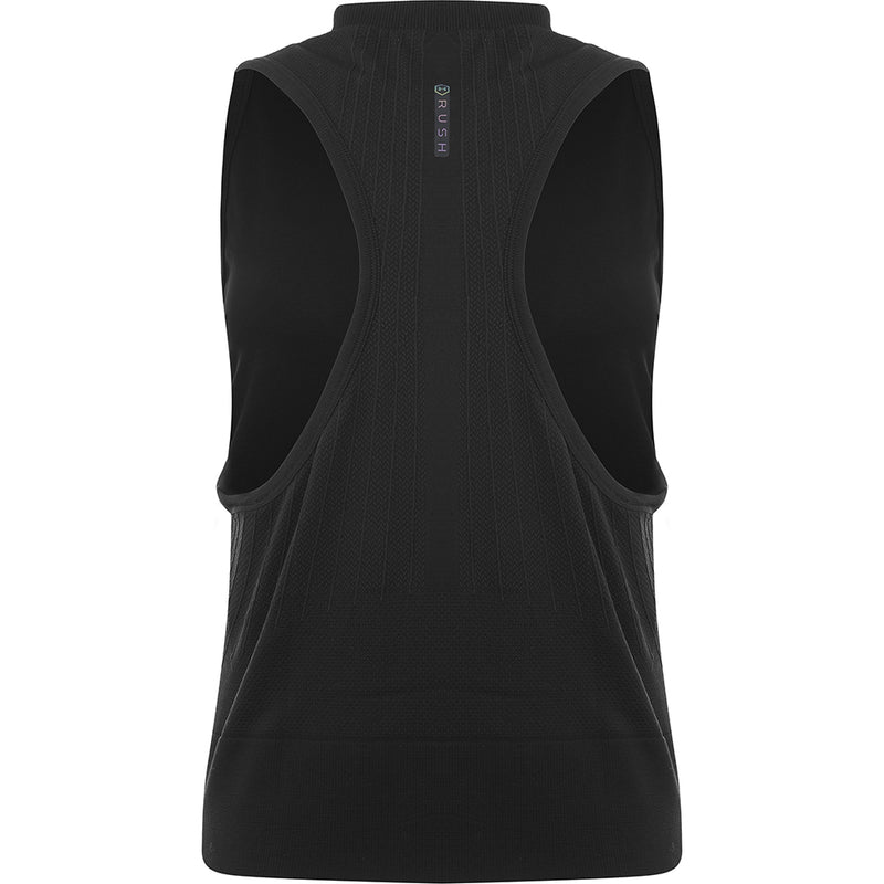 Under Armour Women's Black Training Rush Seamless Crop Top