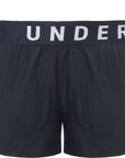 Under Armour Women's Black Training Play Up 2-In-1 Shorts