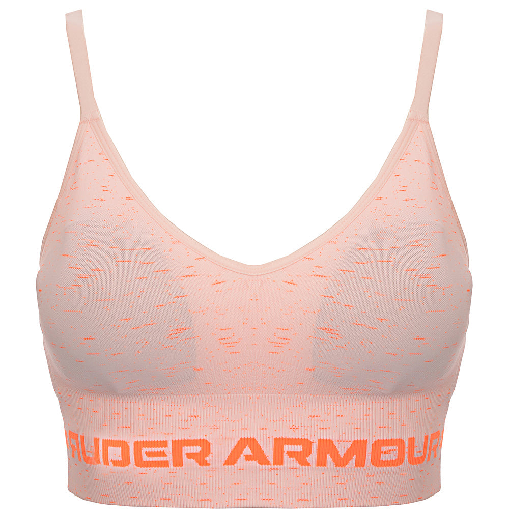 Under Armour Womens Training Seamless Mid Support in Pink