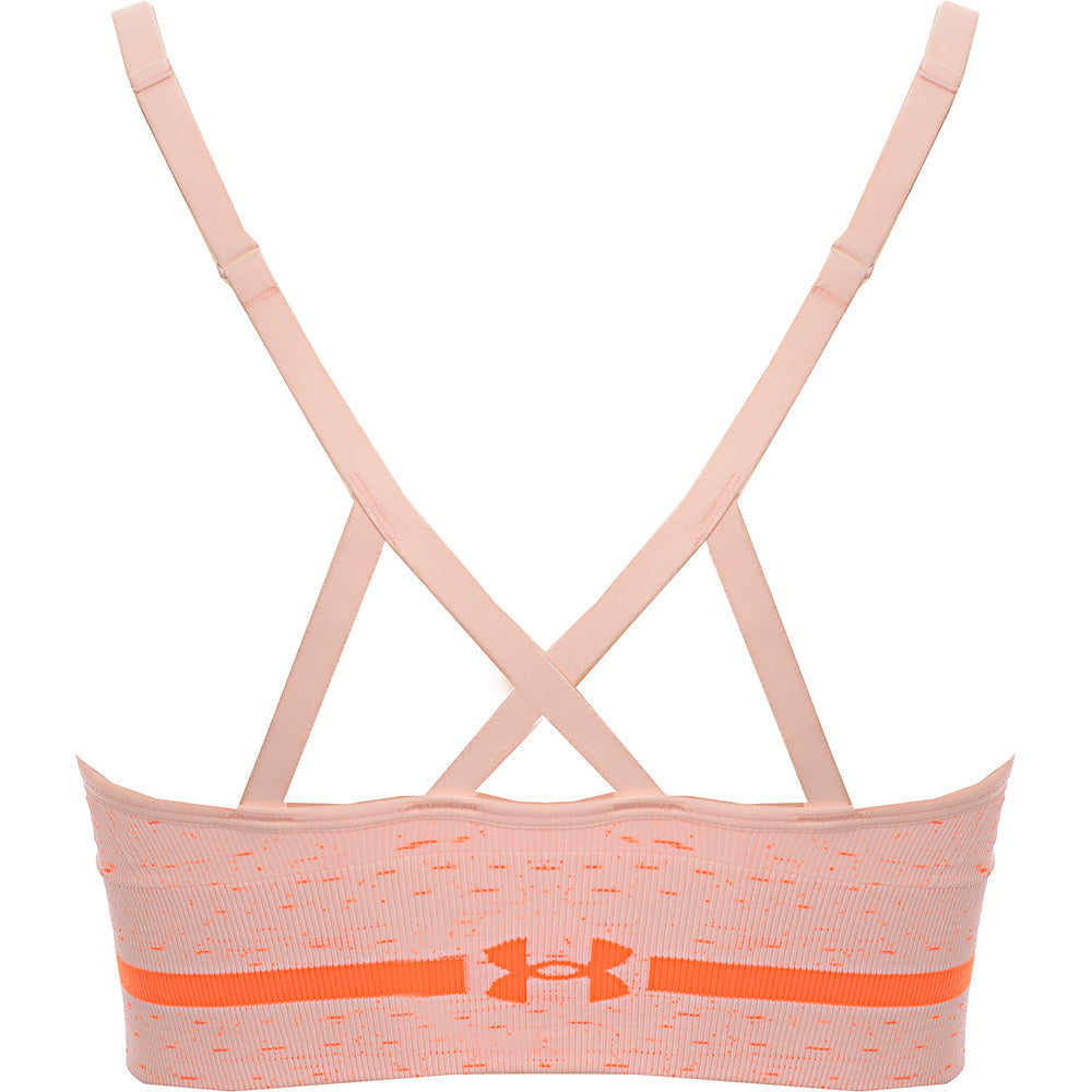 Under Armour Womens Training Seamless Mid Support in Pink