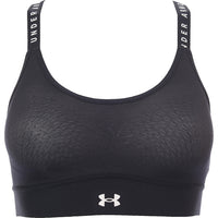 Under Armour Women's Black Training Infinity Mid Support Sports Bra